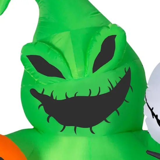 6.5ft. Airblown® Inflatable Halloween Jack Skellington with Oogie Boogie {3}