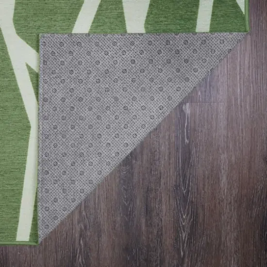 My Magic Carpet Intersections Washable Rug Juniper Green {5}