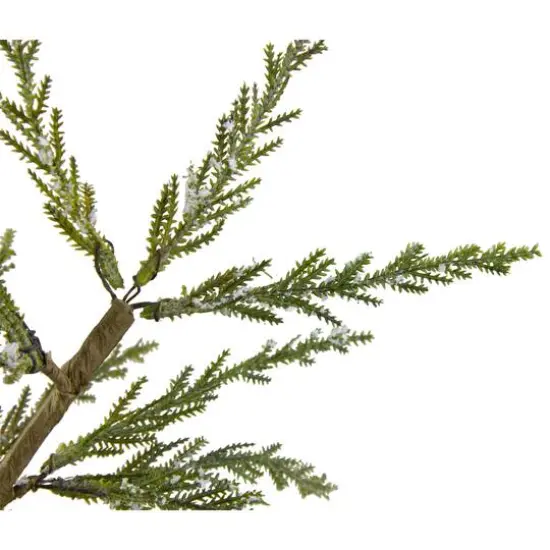 24" Unlit Real Touch&trade;️ Iced Cedar Artificial Christmas Tree {4}