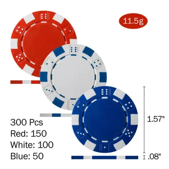 Toy Time Maverick Poker Chip Set {4}