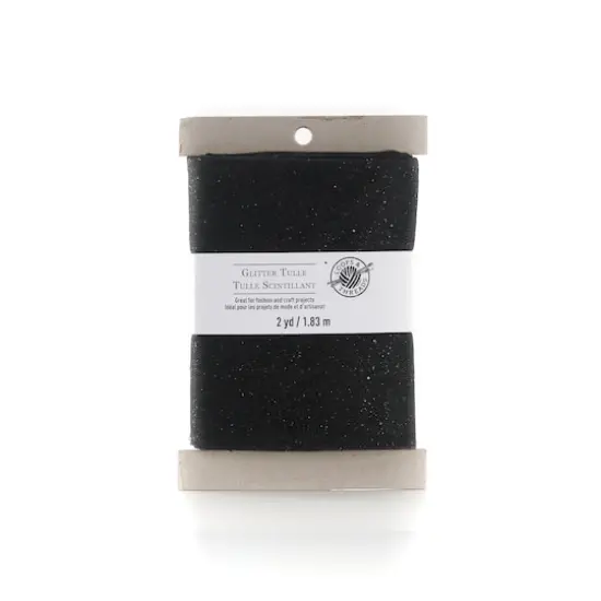 Glitter Tulle Bundle by Loops & Threads&reg; Black {1}
