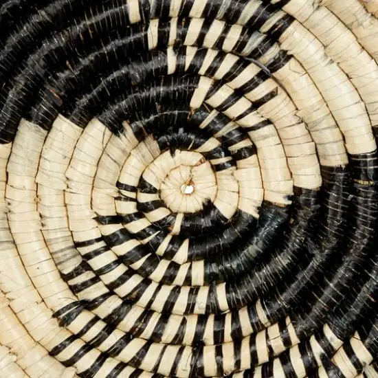 Set of 3 Black Wood Boho Style Wall Decor 20", 18", 15" {6}