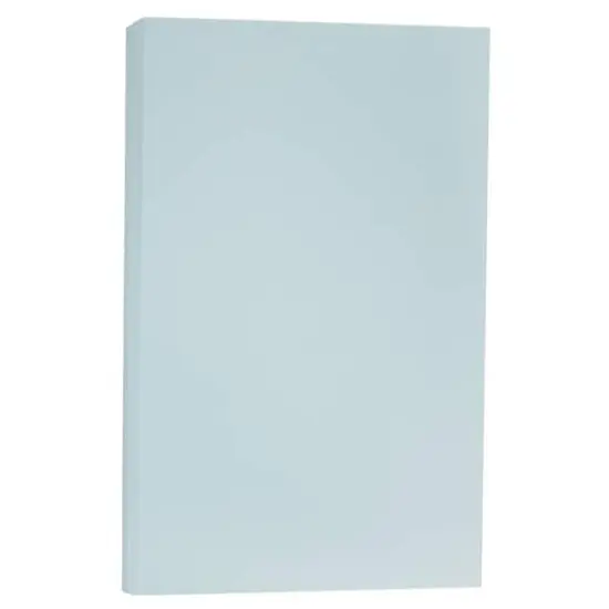 JAM Paper Legal Vellum Bristol Cardstock Paper, 50 Sheets Blue {1}