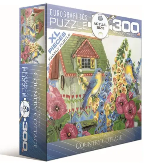 Janene Grendy Country Cottage 300 Piece Family Jigsaw Puzzle {1}