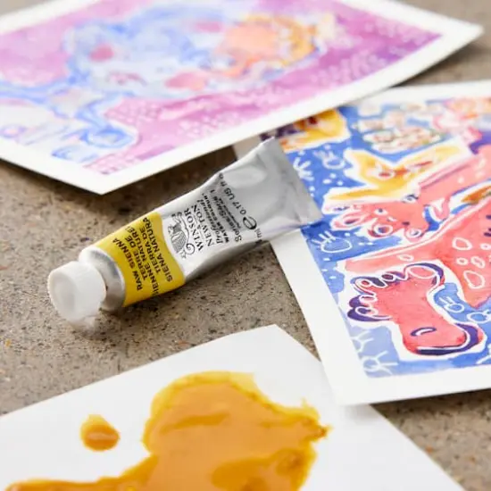 Winsor & Newton&reg; Professional Water Colour&trade; Paint, 5mL Raw Sienna {3}