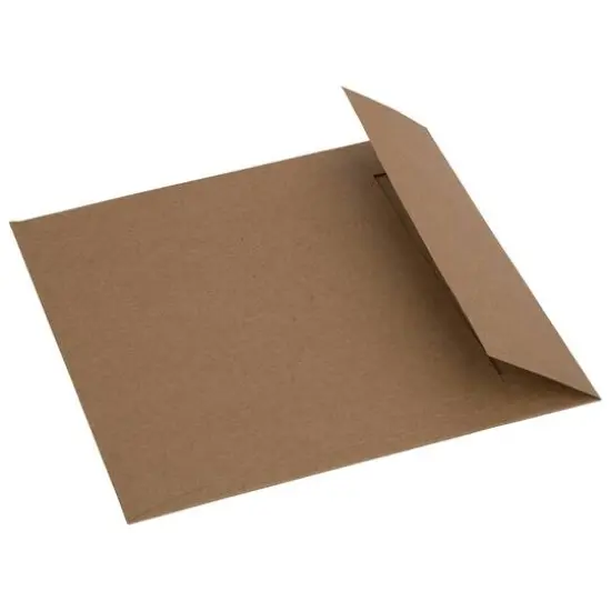 JAM Paper 7.5" x 7.5" Square Premium Invitation Envelopes, 25ct. Brown Kraft Paper Bag {5}