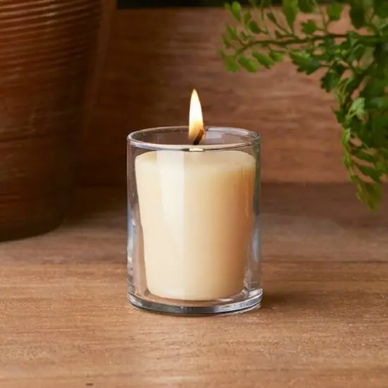 Root Candles Scented 20 Hour Beeswax Blend Votive Candles, 18ct. Leaves and Cashmere {4}