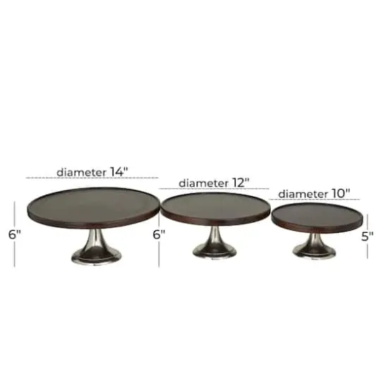 Brown Modern Cake Stand {6}