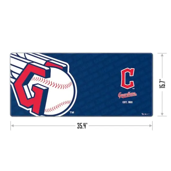 MLB Logo Series Desk Pad Cleveland Guardians {4}
