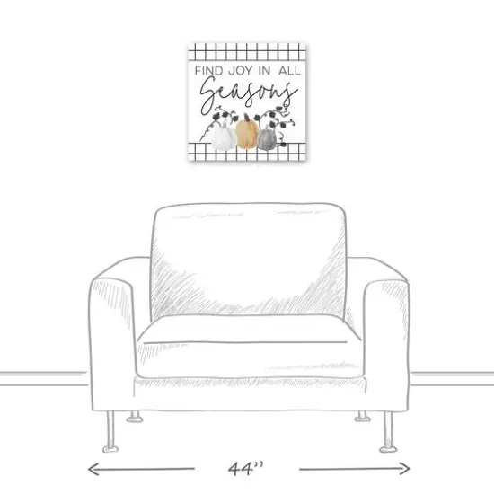 Find Joy Pumpkins Canvas Wall Art {6}