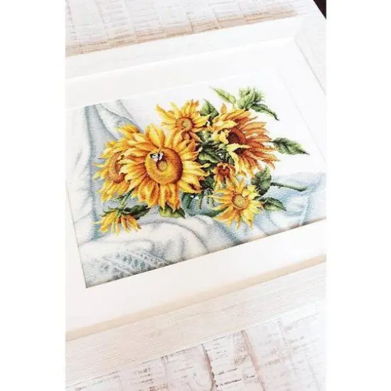Luca-s Sunflowers Counted Cross Stitch Kit {7}