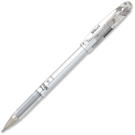 Pentel Arts&reg; Slicci&reg; Metallic Gel Pen Silver {1}