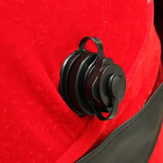 5ft. Red Musical Inflatable Santa Claus Christmas Figurine {5}