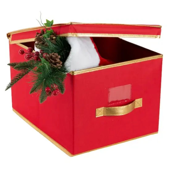 Simplify Red Holiday Jumbo Storage Box {4}