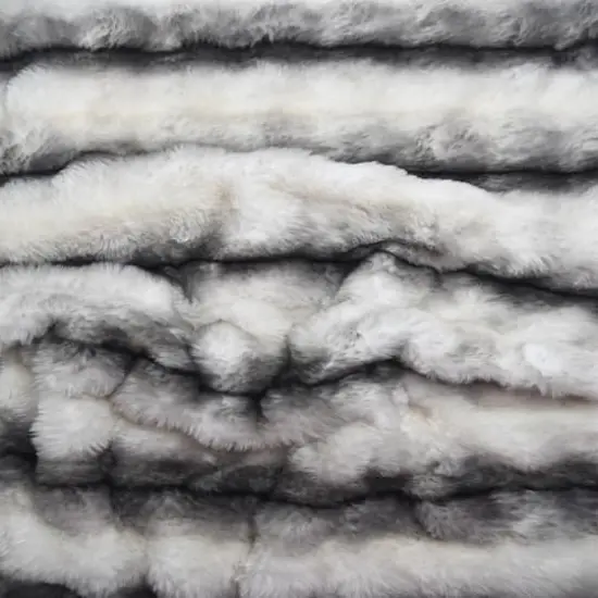Feldman Gray Faux Chinchilla Fur {6}