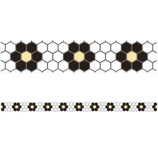 Eureka The Hive Floral Mosaic Deco Trim&reg; Set {3}