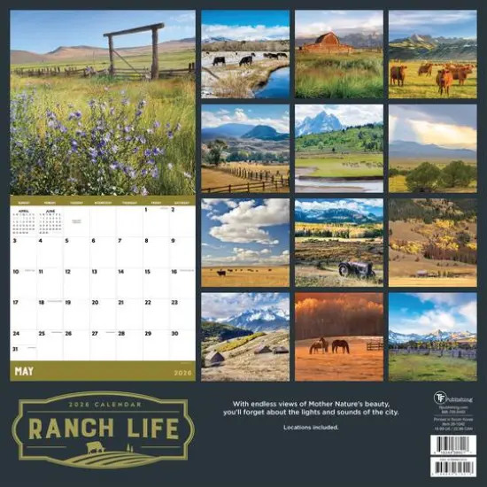 2026 Ranch Life Wall Calendar {6}