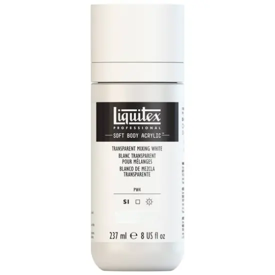 Liquitex&reg; Professional Soft Body Acrylic Color, 8oz. Transparent Mixing White {6}
