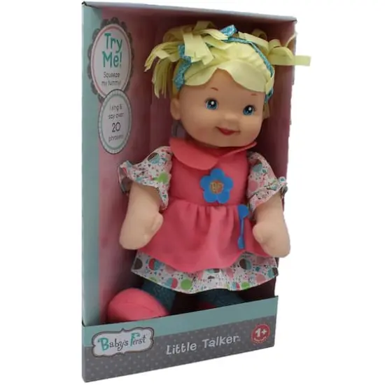 Goldberger Baby's First&reg; Little Talker&trade; Blonde Baby Doll {5}