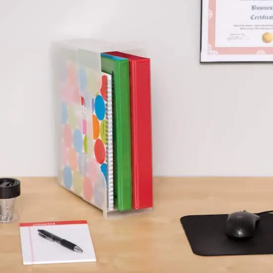 IRIS&reg; Small Open Top Plastic File Box {6}