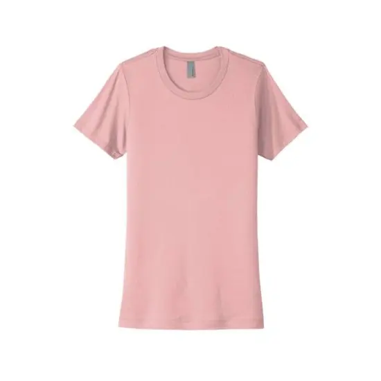 Next Level Colors Women's Cotton Boyfriend T-Shirt Hot Pink {2}