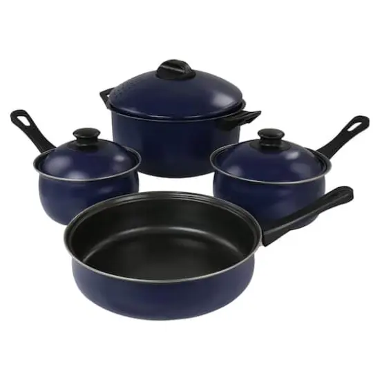 Gibson&reg; Oceania 7 Piece Steel Cookware Set {1}