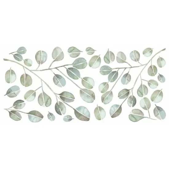 RoomMates Catcoq Eucalyptus Peel & Stick Giant Wall Decals {1}
