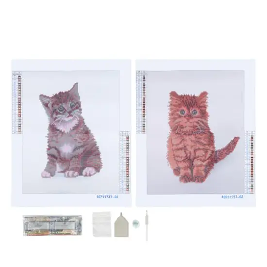 Duo Cat Diamond Art Kit by Make Market&reg; {5}