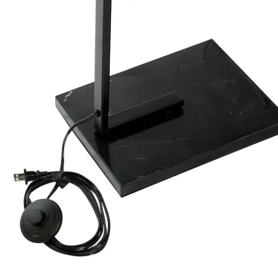 Black Metal Traditional Floor Lamp, 64" x 16" x 29" {6}