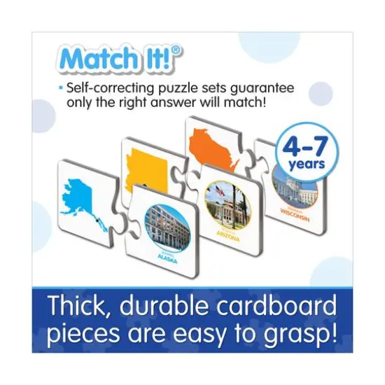 Match It! - States & Capitals {6}