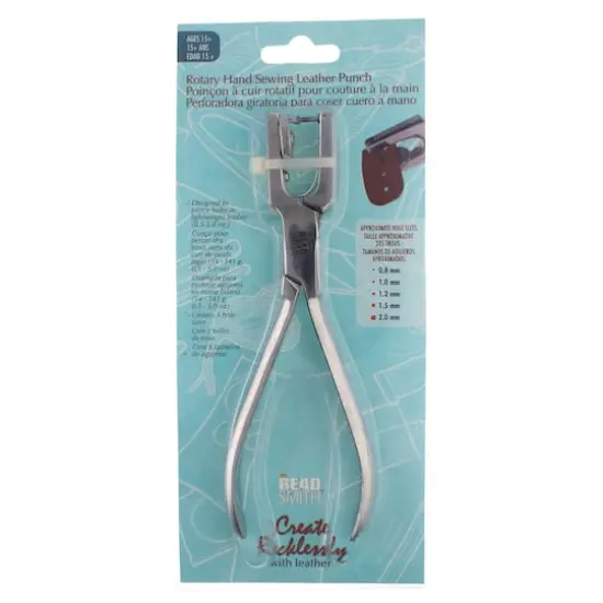The Beadsmith&reg; Rotary Hand Sewing Leather Punch {3}