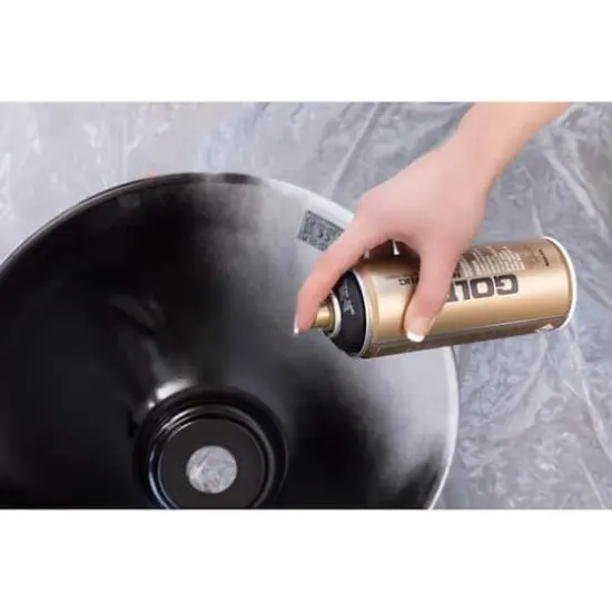 Montana&trade; Cans GOLD Shock Color Spray Paint, 400mL S9000 Shock Black {5}