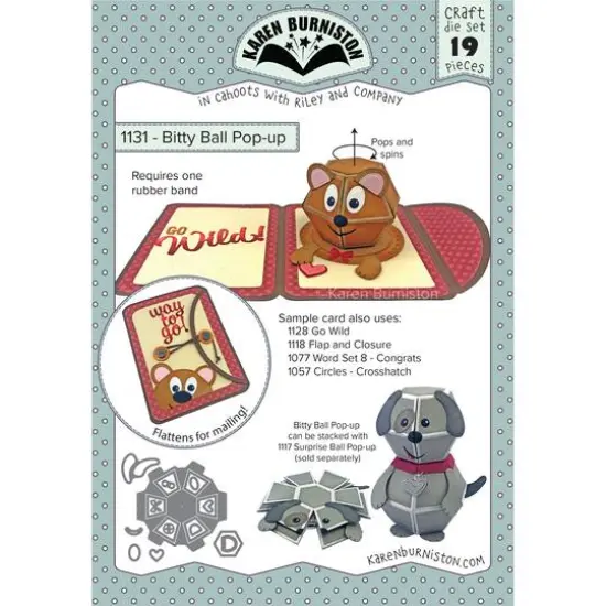 Karen Burniston Dies-Bitty Ball Pop-Up {3}