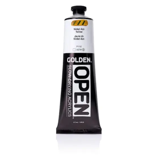 Golden&reg; OPEN&trade; Slow-Drying Acrylics, 5oz. Nickel Azo Yellow {1}