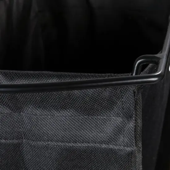 Household Essentials 3-Bag Laundry Sorter with Laminate Shelving Black {8}