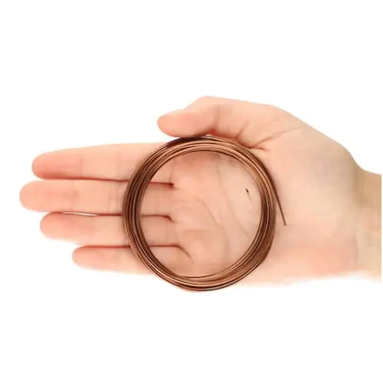 The Beadsmith® Wire Elements™ 21 Gauge Tarnish Resistant Square Soft Temper Wire, 7yd. Antique Copper {7}