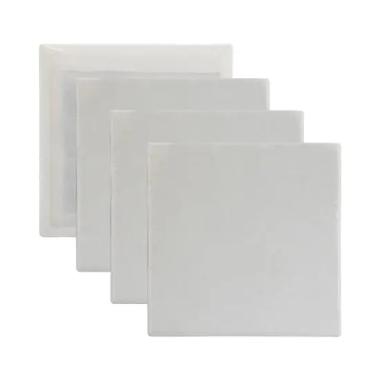 4 Pack 4" x 4"&nbsp;Mini Canvas Panels by Artist's Loft&trade; Necessities&trade; White {2}