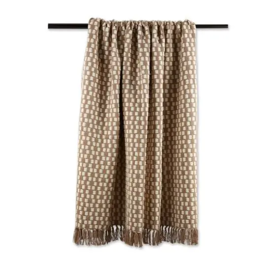 DII&reg; Stone Urban Check Throw {4}