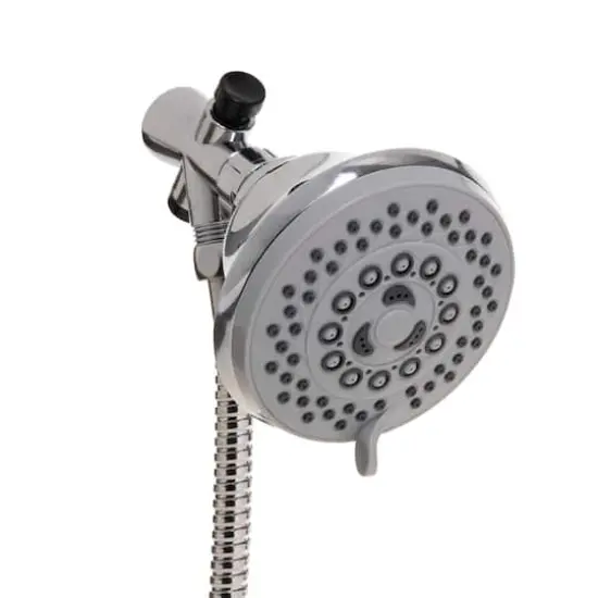 Bath Bliss Gray 5 Function Luxury Dual Shower Head {5}