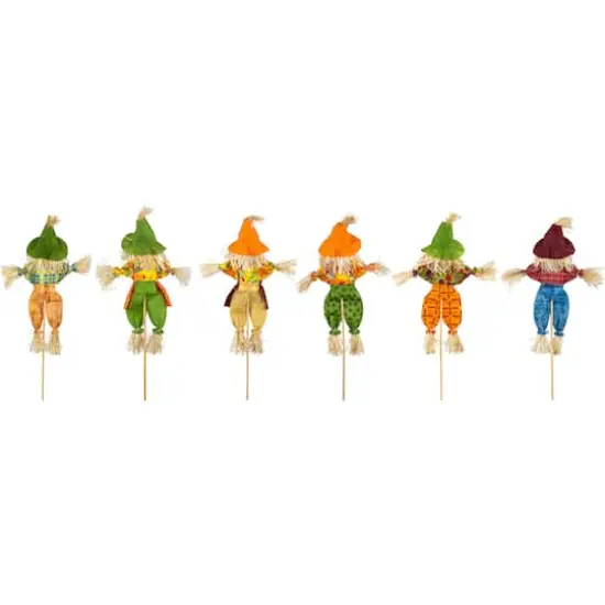 24" Fall Harvest Scarecrow Picks, 6ct. {4}