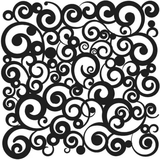 The Crafter's Workshop Cosmic Swirl Stencil, 12" x 12" {1}