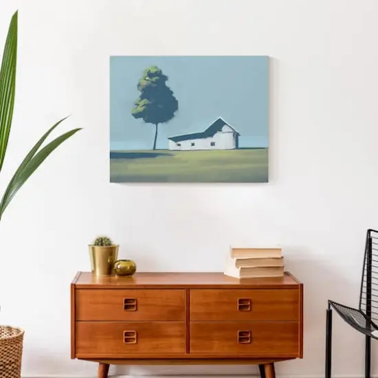 Barn And Big Sky 20" x 16" Canvas Wall Art {5}