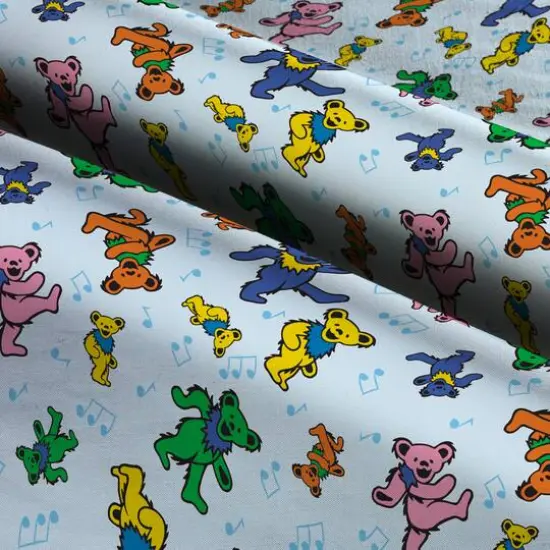 Warner Grateful Dead Bear Tunes Packed Cotton Fabric {4}