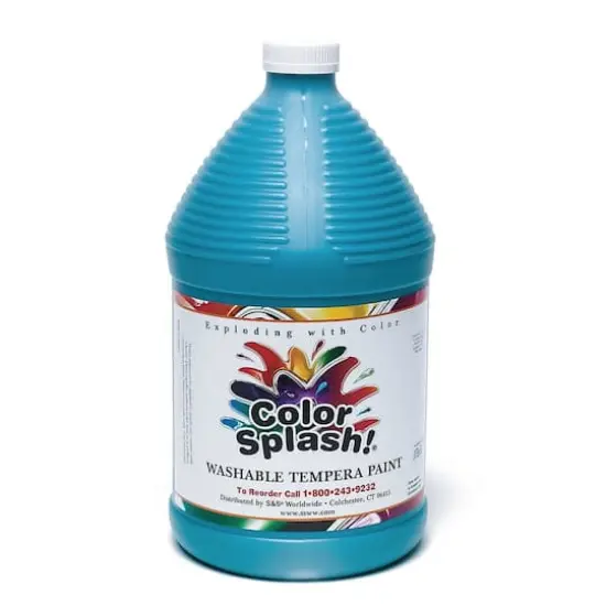 Color Splash!&reg; Liquid Tempera Paint, 128oz. Turquoise {1}