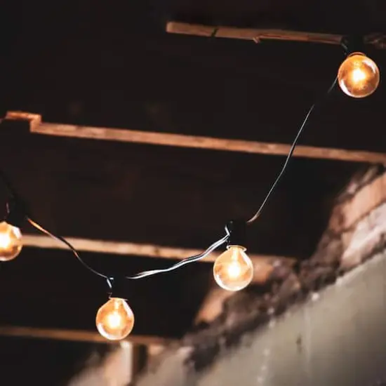 10ct. Clear Globe Patio String Light Set {3}