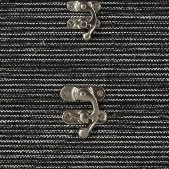 Fabric Decorative Storage Box Set Black {5}