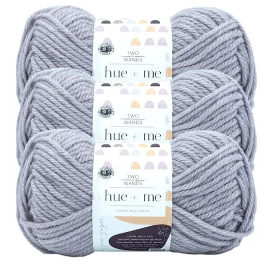3 Pack Lion Brand&reg; Two of Wands Hue + Me Yarn Haze {1}