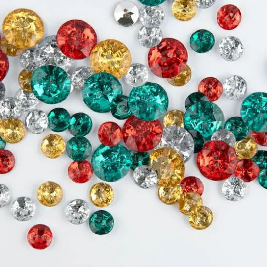Favorite Findings&trade; Christmas Gem Button Mix {5}