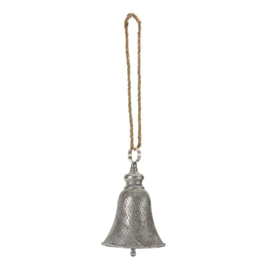 2ct. Rustic Metal Bell Ornaments {5}