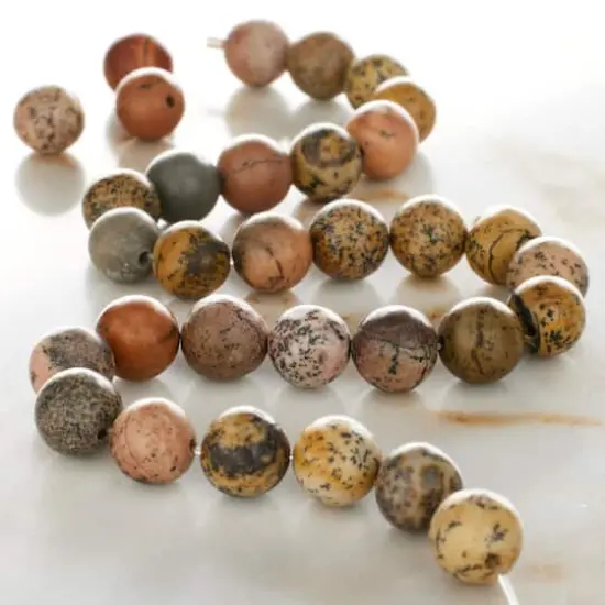 Brown Artistic Jasper Round Beads, 8mm by Bead Landing&trade; {3}